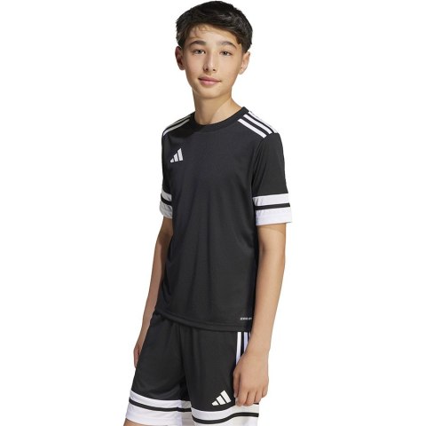 Koszulka adidas SQUADRA 25 JSY Y JJ0052 czarny 176 cm Adidas Koszulka adidas SQUADRA 25 JSY Y JJ0052 czarny 176 cm Adidas