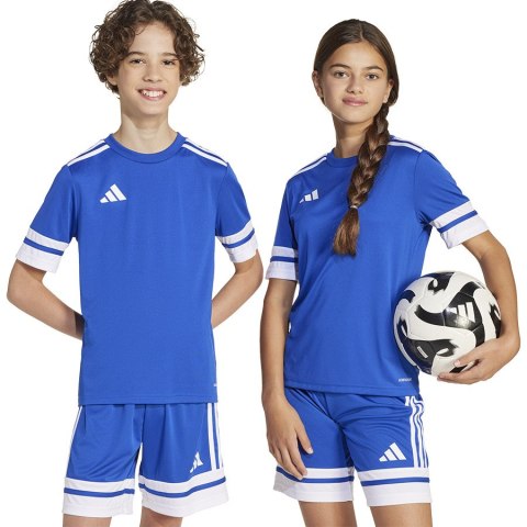 Koszulka adidas SQUADRA 25 JSY Y JJ0054 niebieski 140 cm Adidas Koszulka adidas SQUADRA 25 JSY Y JJ0054 niebieski 140 cm Adidas
