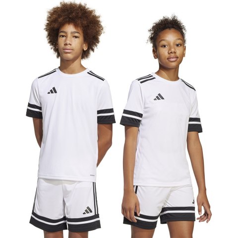 Koszulka adidas SQUADRA 25 JSY Y JJ0057 biały 140 cm Adidas Koszulka adidas SQUADRA 25 JSY Y JJ0057 biały 140 cm Adidas