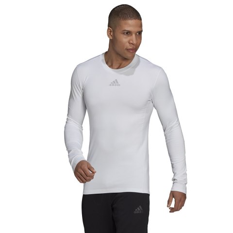 Koszulka adidas TECHFIT LS Top CR H23121 biały L Adidas Koszulka adidas TECHFIT LS Top CR H23121 biały L Adidas