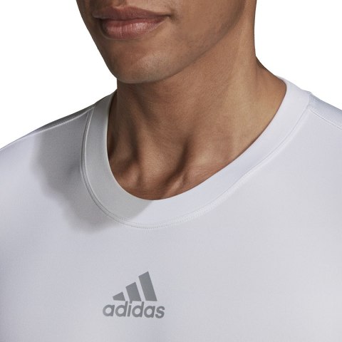 Koszulka adidas TECHFIT LS Top CR H23121 biały L Adidas Koszulka adidas TECHFIT LS Top CR H23121 biały L Adidas