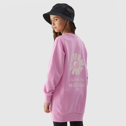 Bluza 4F 4FJWSS24TSWSF0946 56S różowy 140 cm 4F Bluza 4F 4FJWSS24TSWSF0946 56S różowy 140 cm 4F