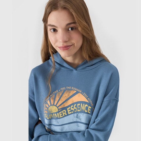 Bluza 4F 4FJWSS24TSWSM0935 32S niebieski 140 cm 4F Bluza 4F 4FJWSS24TSWSM0935 32S niebieski 140 cm 4F