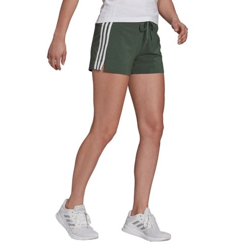 Spodenki damskie adidas Essentials Slim Shorts khaki GM5525 Adidas Spodenki damskie adidas Essentials Slim Shorts khaki GM5525 Adidas