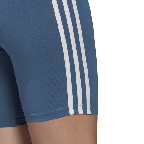 Spodenki damskie adidas Essentials 3-Stripes Bike Shorts niebieskie HD1803 Adidas Spodenki damskie adidas Essentials 3-Stripes Bike Shorts niebieskie HD1803 Adidas
