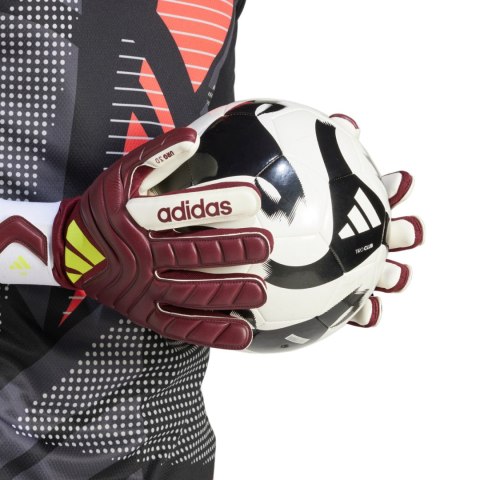 Rękawice bramkarskie adidas Copa GL League bordowe IQ4012 Adidas teamwear Rękawice bramkarskie adidas Copa GL League bordowe IQ4012 Adidas teamwear