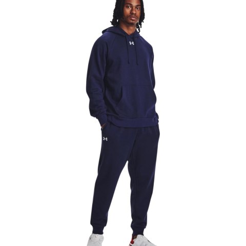 Spodnie męskie Under Armour Rival Fleece Joggers granatowe 1379774 410 Under Armour Spodnie męskie Under Armour Rival Fleece Joggers granatowe 1379774 410 Under Armour