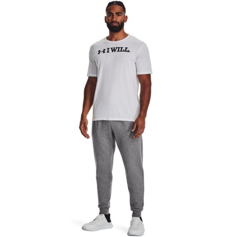 Spodnie męskie Under Armour Rival Fleece Joggers szare 1379774 025 Under Armour Spodnie męskie Under Armour Rival Fleece Joggers szare 1379774 025 Under Armour